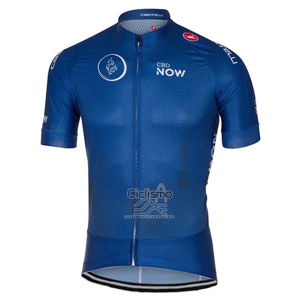 Dubai Tour Ropa Ciclismo Culotte Corto 2017 Hombre Mangas Cortas Profundo Azul